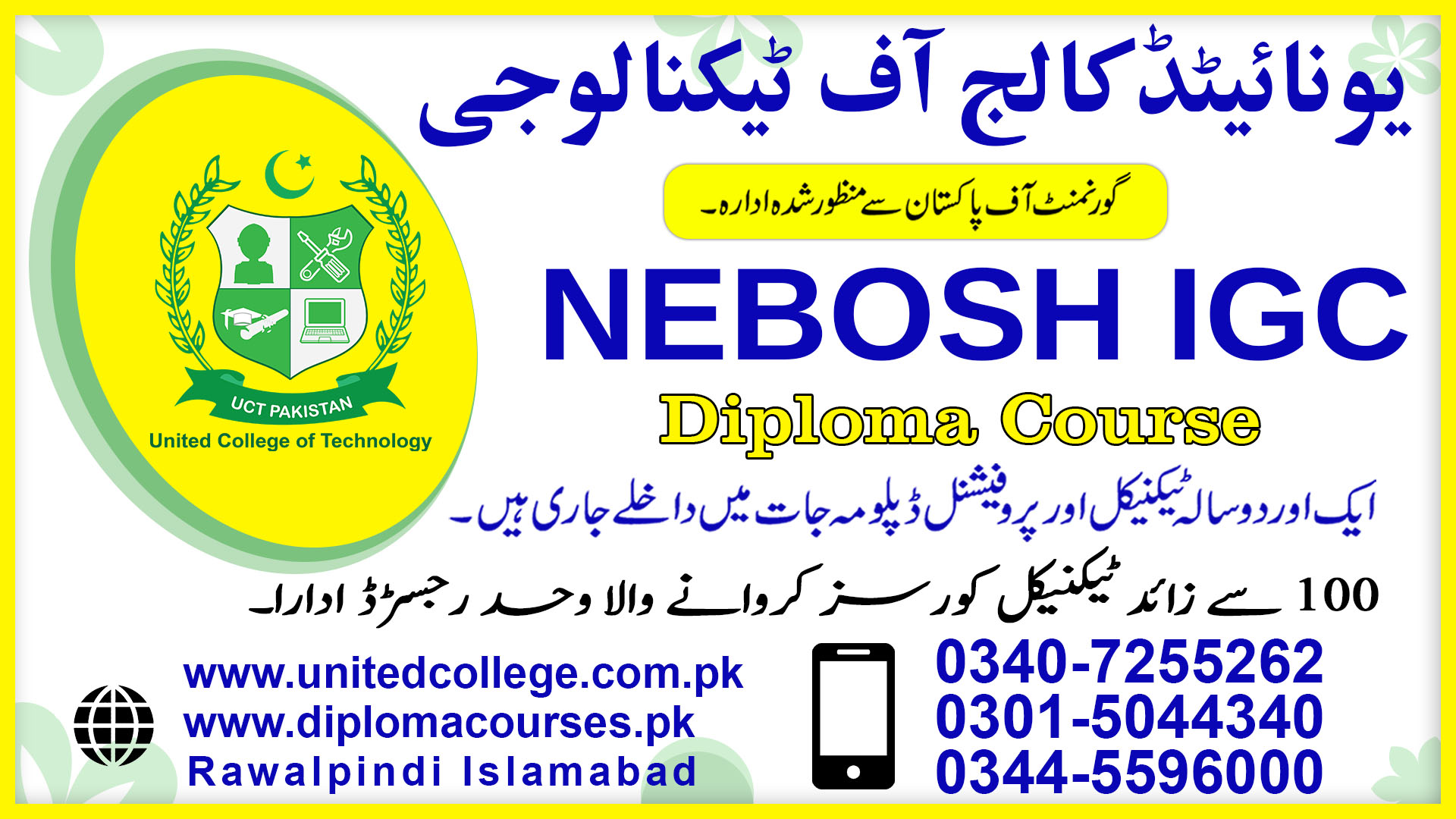 NEBOSH IGC COURSE IN PAKISTAN